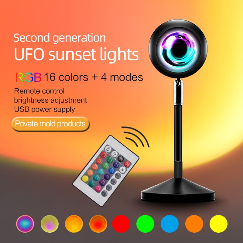 UFO Sunset Lamp