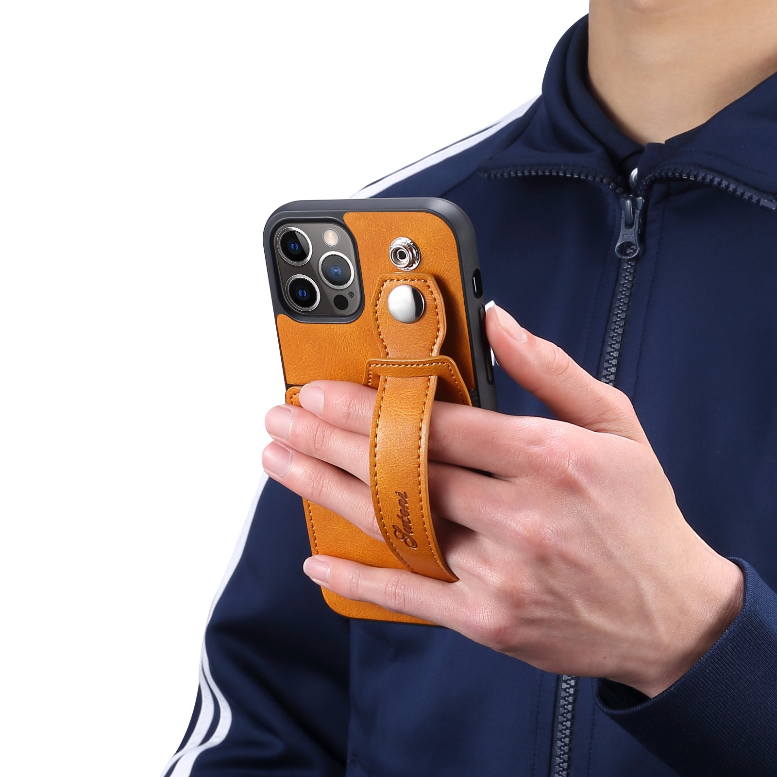  leather mobile phone cases with card holder for men