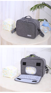Baby Diaper Bag Mom Storage Bag Travel Newborn Nappy Bag Diaper Organizer For Infant