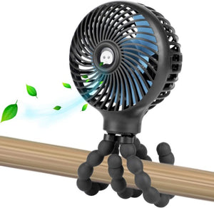 Upgraded 4000 mAh Stroller Fan