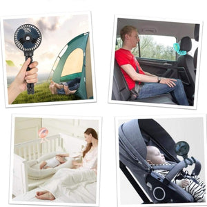 Upgraded 4000 mAh Stroller Fan