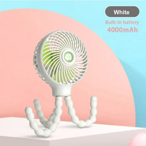 Upgraded 4000 mAh Stroller Fan